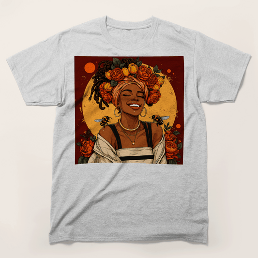 Golden Sun Melanin Queen T-Shirt