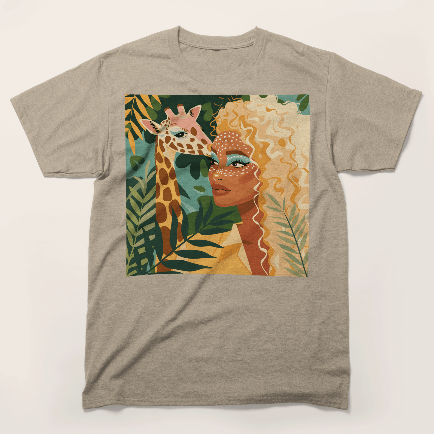 Boho Safari Giraffe T-Shirt