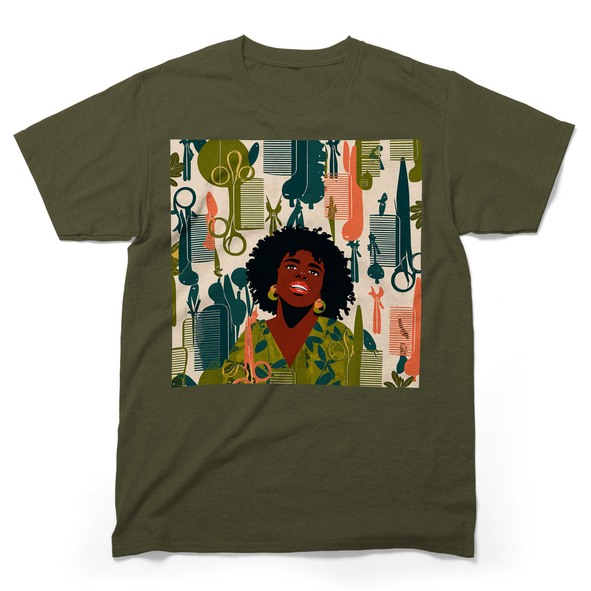 Natural Hair Queen Salon Culture T-Shirt