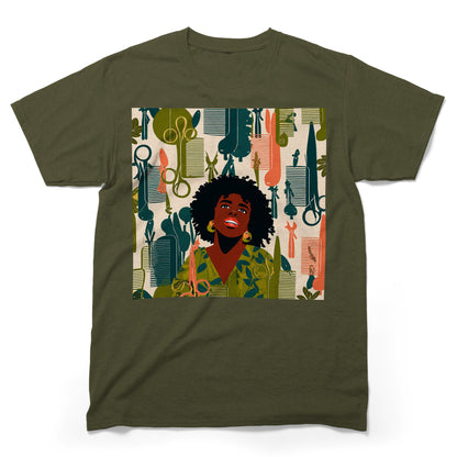 Natural Hair Queen Salon Culture T-Shirt