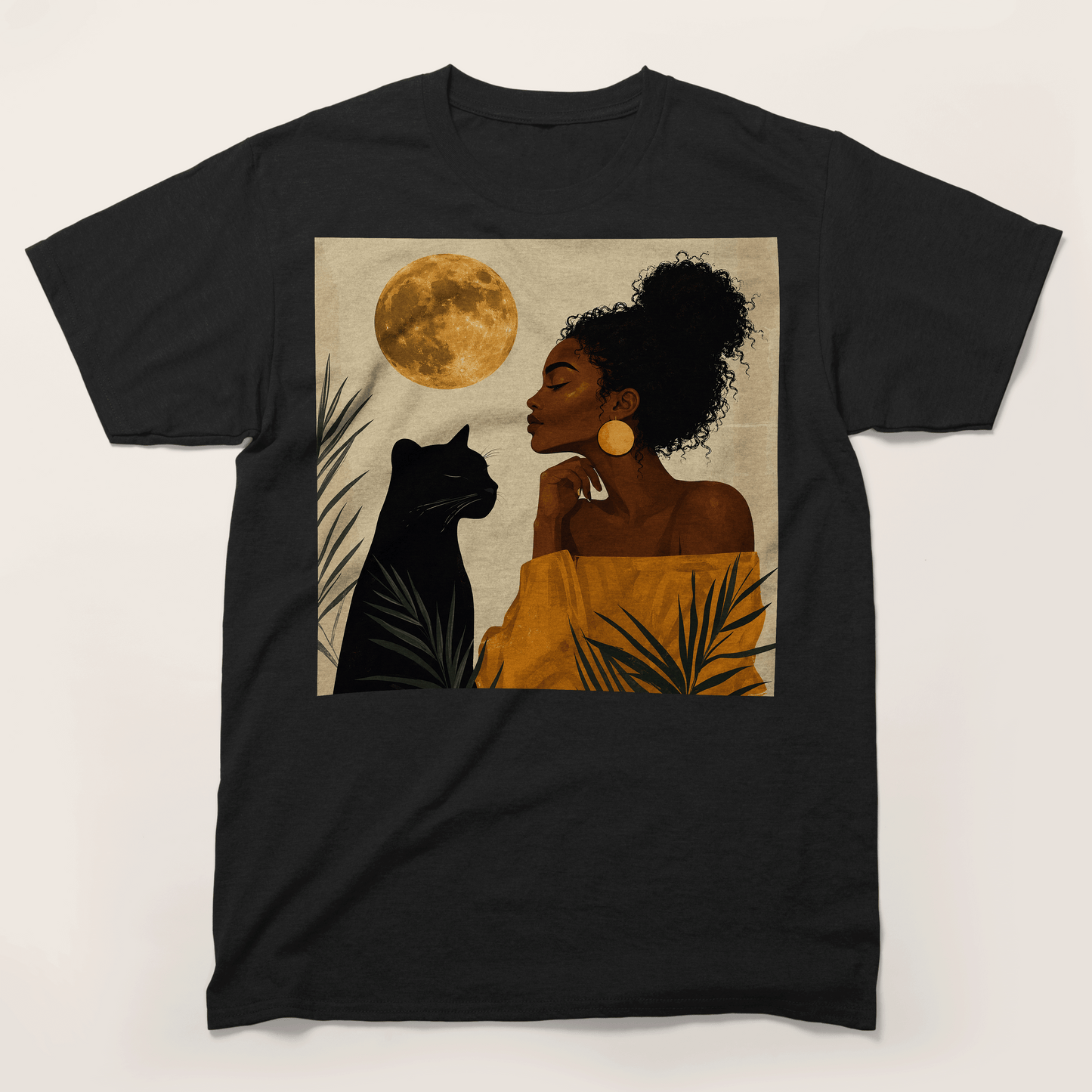 Moonlit Queen & Panther Spirit T-Shirt