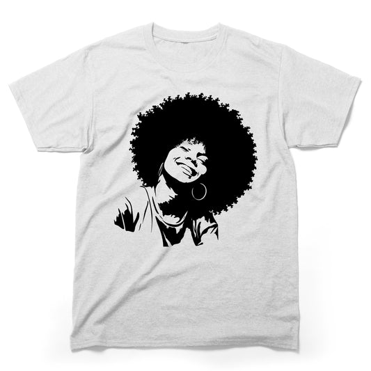 Smiling Afro Queen T-Shirt