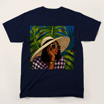 Tropical Ladybug Fashion Queen T-Shirt