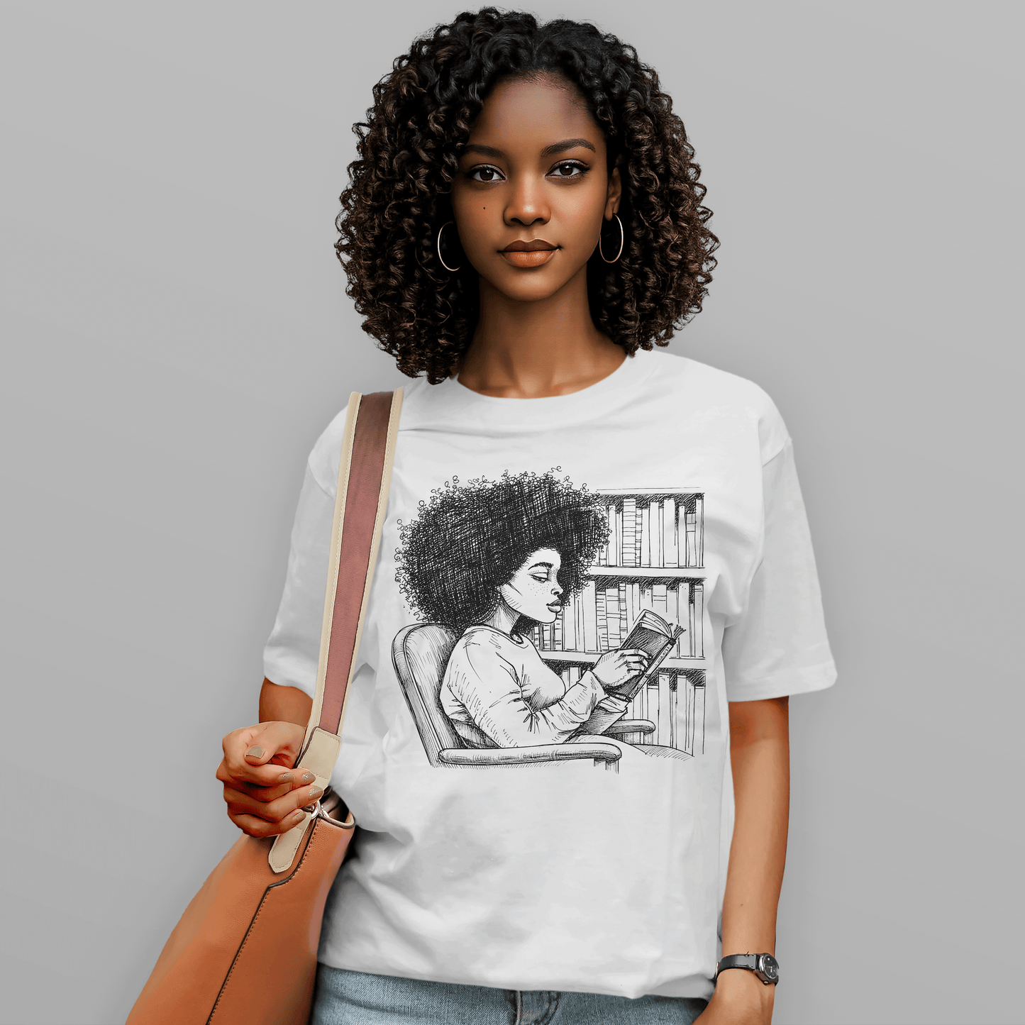 She Reads Like the World Is Quiet T-Shirt