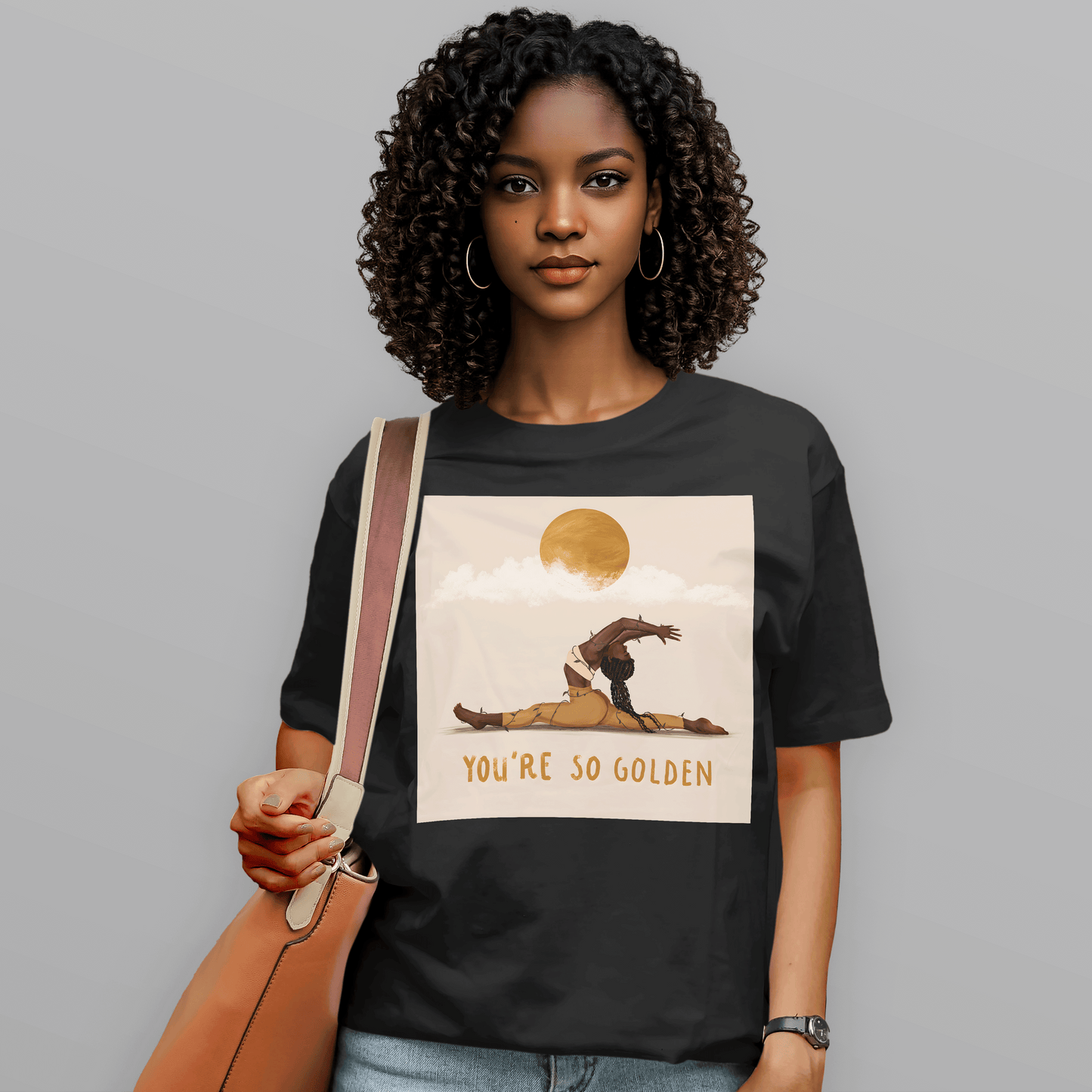 You Are So Golden Yoga Queen T-Shirt