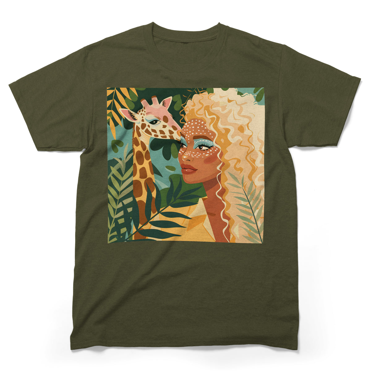 Boho Safari Giraffe T-Shirt