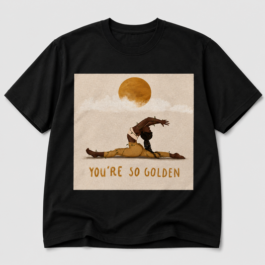 You Are So Golden Yoga Queen T-Shirt