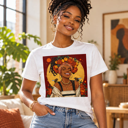 Golden Sun Melanin Queen T-Shirt