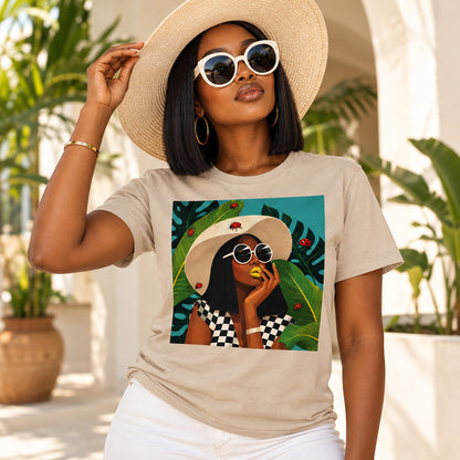 Ladybug Tropical Glam Queen T-Shirt