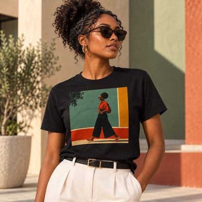 She Walks in Color T-Shirt
